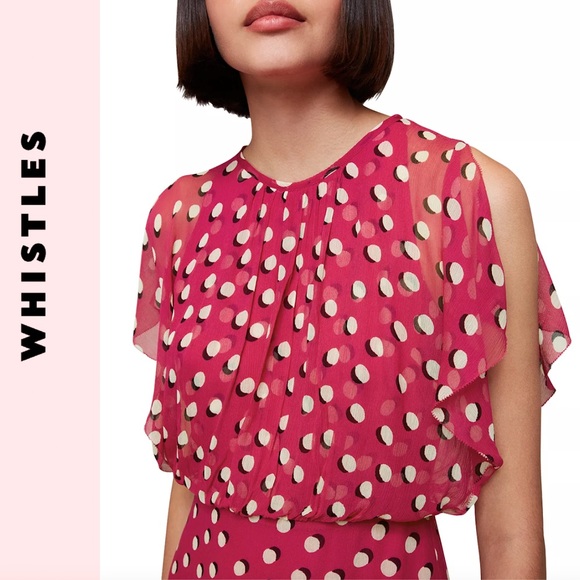 Whistles
Moon Spot Midi Dress - Picture 3 of 5